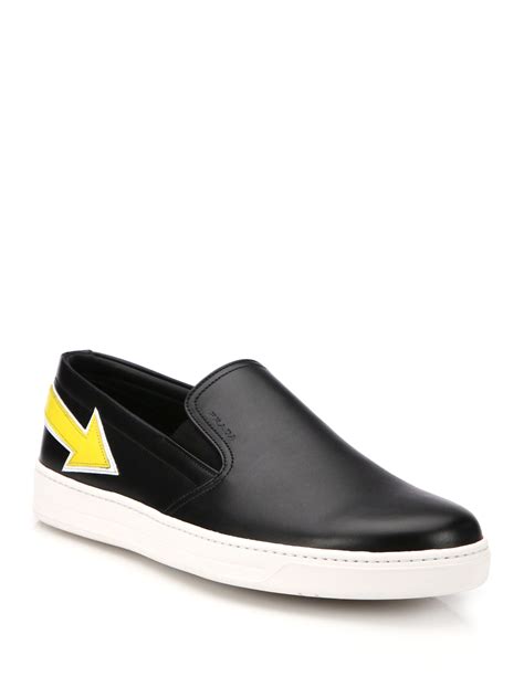 authentic prada sneakers for men|Prada slip on sneakers sale.